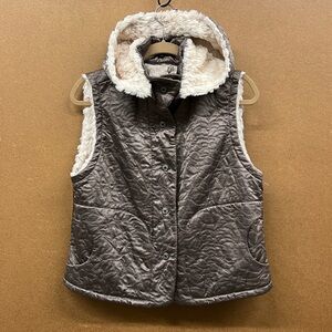 True Grit Vest, with removable hood.